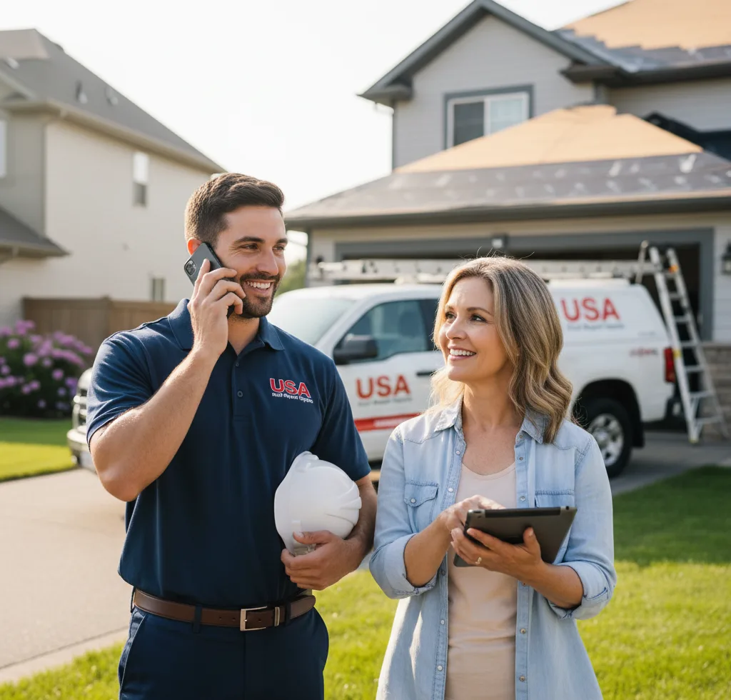 USA Roof Repair Experts customer support in Kansas